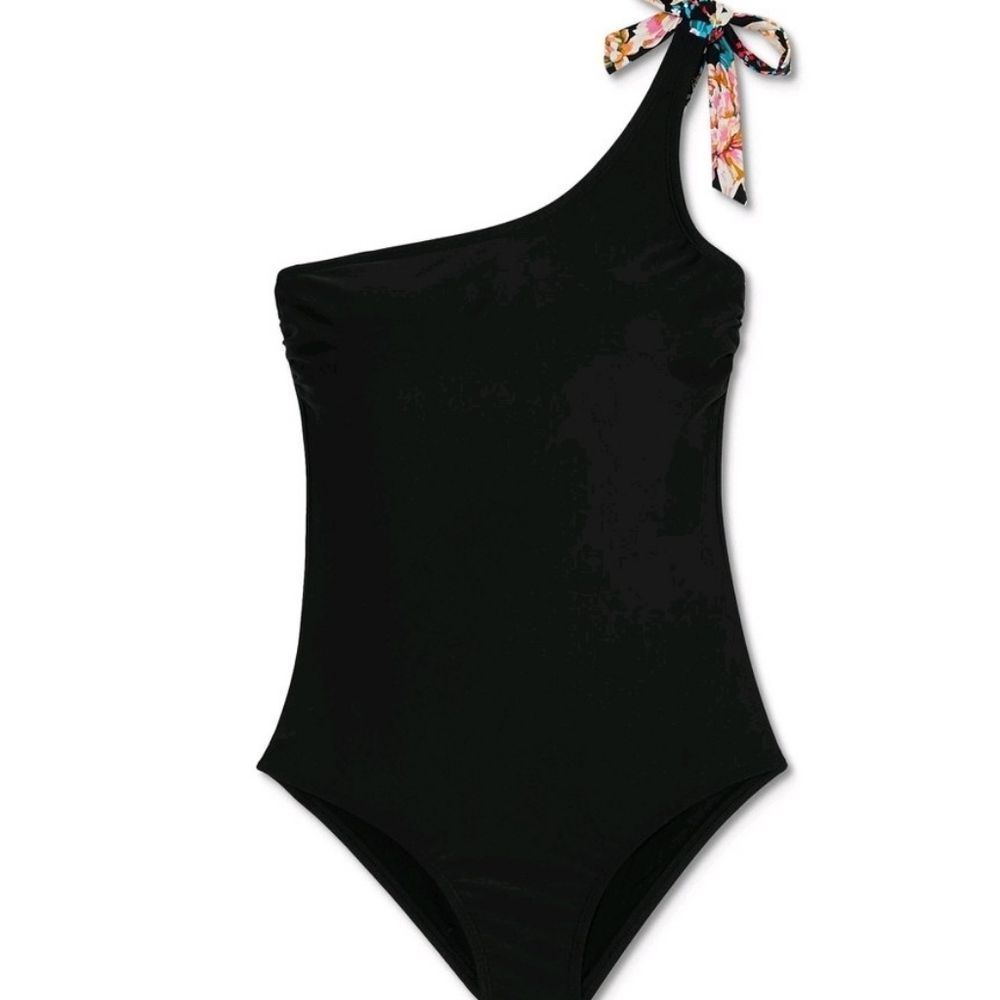 Women's Swimwear One Piece One Shoulder Tie Strap Kona Sol